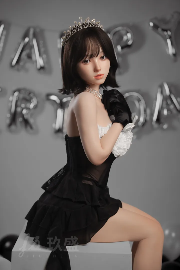 148cm (4ft10) B-Cup Silikon Patung Seks Hina, ROS Kepala #90B